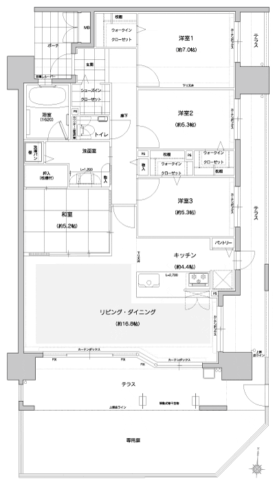 Floor: 4LDK, occupied area: 100.25 sq m, Price: 40,470,000 yen