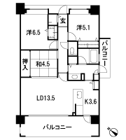 Floor: 3LDK, the area occupied: 77.5 sq m, Price: 28,210,000 yen ~ 31.5 million yen