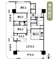 Floor: 4LDK, occupied area: 92.58 sq m, Price: 36,480,000 yen