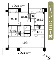 Floor: 4LDK, occupied area: 100.74 sq m, Price: 46,740,000 yen