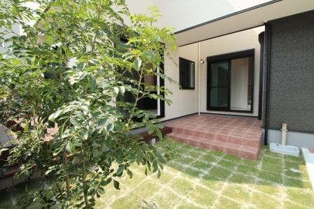 Garden. It is a space where green and the grass is abundantly healed