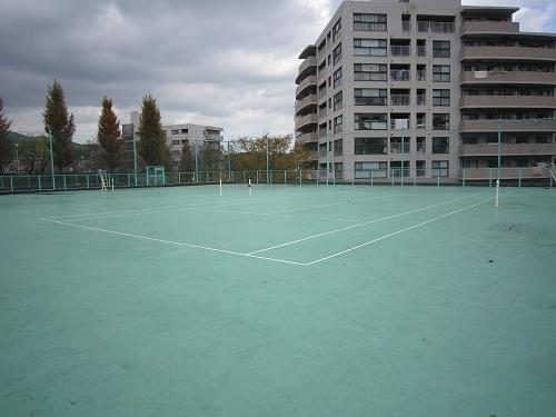 Other common areas. Tennis court