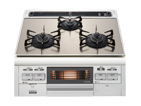 Kitchen.  [Harman Co., Ltd. glass top stove] "Fried also of temperature control function" and "stove timer", etc., Equipped with useful features. There is no irregularity, Scorching-resistant glass top is also easy to clean just wipe quickly. (Same specifications)