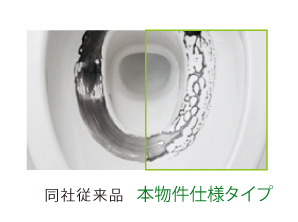 Toilet.  [Sefi on Detect] Because it finishes to smooth the unevenness of the pottery surface to the nano-level millionth of 1mm, Also make it possible to drop firmly on the dirt with less water. (Same specifications)