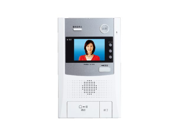 Security.  [Camera TV monitor with intercom] It is safe because the entrance of the visitor can see in color video and audio. Intercom, It has adopted a hands-free types that you can call without the handset. (Same specifications)