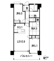 Floor: 3LDK, occupied area: 65.66 sq m, Price: 17,900,000 yen ~ 20,700,000 yen