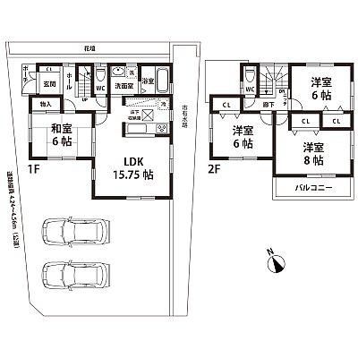 Floor plan. 29,800,000 yen, 4LDK, Land area 160 sq m , Building area 97.6 sq m