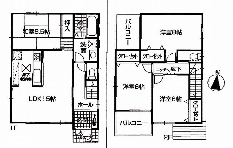 Floor plan. 32,800,000 yen, 4LDK, Land area 126.98 sq m , Building area 94.77 sq m this floor plan is, It has decided to "separate private room" floor plan with the image of the (^_^) /  Often your family size ・ Children's is also large ・ The future is the floor plan was also suitable for families, such as live events and their parents (^_^) /