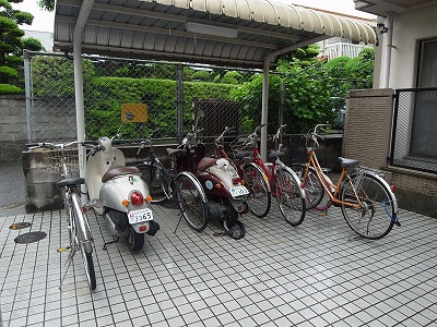 Other common areas. Bicycle-parking space