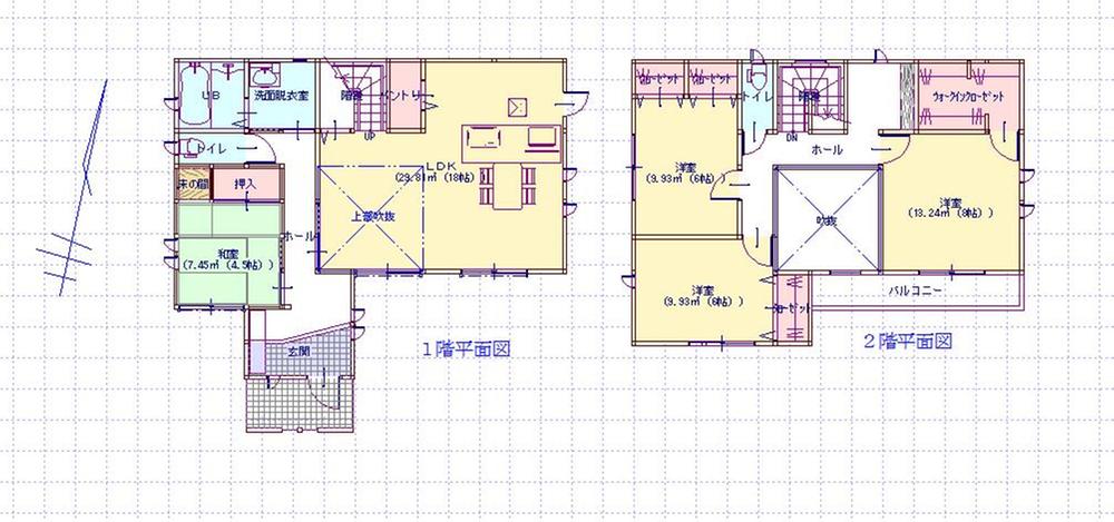 Floor plan. 37.5 million yen, 4LDK, Land area 142.67 sq m , Building area 118.41 sq m mend resistance ・ Exposure to the sun ・ Trains of housework such as wind, of course Usability highlights a lot, "the house there is a solar power generation." Model house
