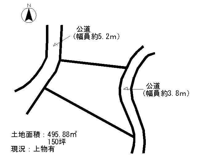 Compartment figure. Land price 30 million yen, Land area 495.88 sq m