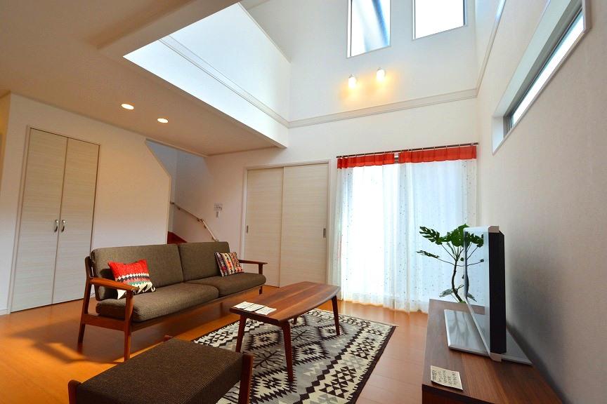 Living. No. 4 place Bright light plug from the living room with a vaulted ceiling, I promise brightness and the feeling of freedom. 