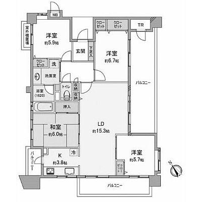 Floor plan. 4LDK, Price 32,800,000 yen, Footprint 94.8 sq m floor plan!
