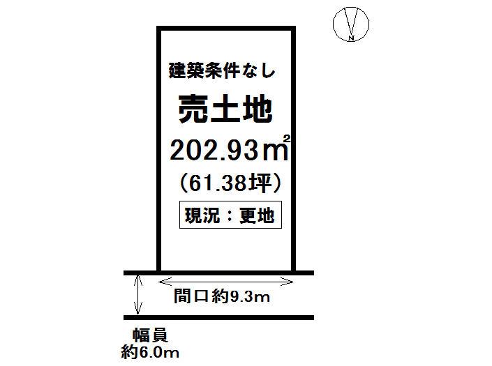 Compartment figure. Land price 28.8 million yen, Land area 202.93 sq m