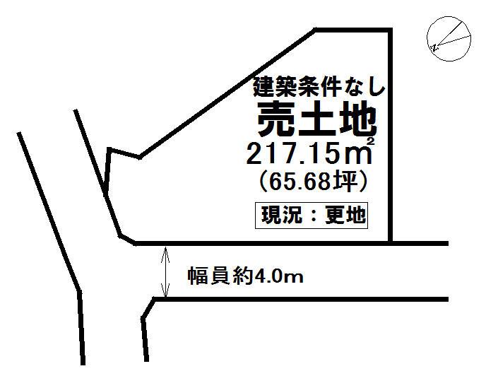 Compartment figure. Land price 16.7 million yen, Land area 217.15 sq m