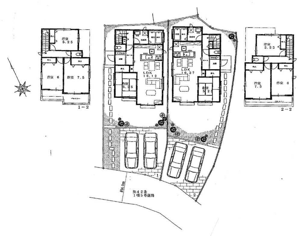 Floor plan. 24,800,000 yen, 4LDK, Land area 150 sq m , Building area 96.67 sq m left 1 Building