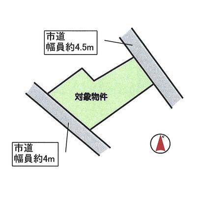 Compartment figure. Fukuoka Prefecture, Minami-ku, Fukuoka City Roji 3-chome