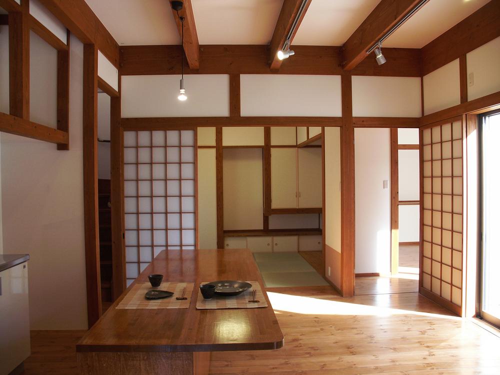 Building plan example (introspection photo). Our concept House (house of modern Japanese style)