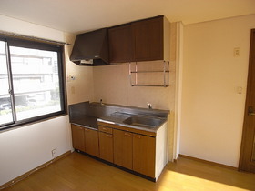 Kitchen. Moderately is organized kitchen.