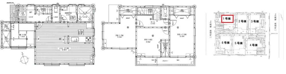 Floor plan. (1 Building), Price 30,480,000 yen, 4LDK, Land area 131.95 sq m , Building area 101.84 sq m