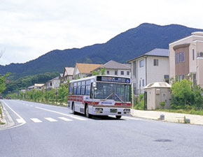 Other Environmental Photo. The bus stop in the park there is a bus stop of the seven locations, About 120 flights are in service on weekdays (2013 December)