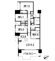 Floor: 4LDK, occupied area: 92.39 sq m, Price: 37,900,000 yen ~ 44,900,000 yen