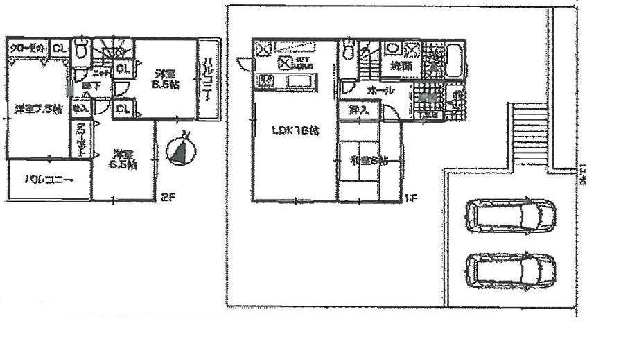 Floor plan. 23.8 million yen, 4LDK, Land area 200.4 sq m , Building area 98.82 sq m