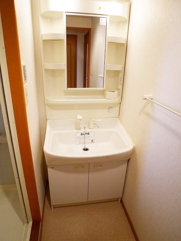 Washroom. With shampoo dresser