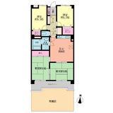 Floor plan. 4DK, Price 11.5 million yen, Occupied area 70.98 sq m , Balcony area 9.07 sq m