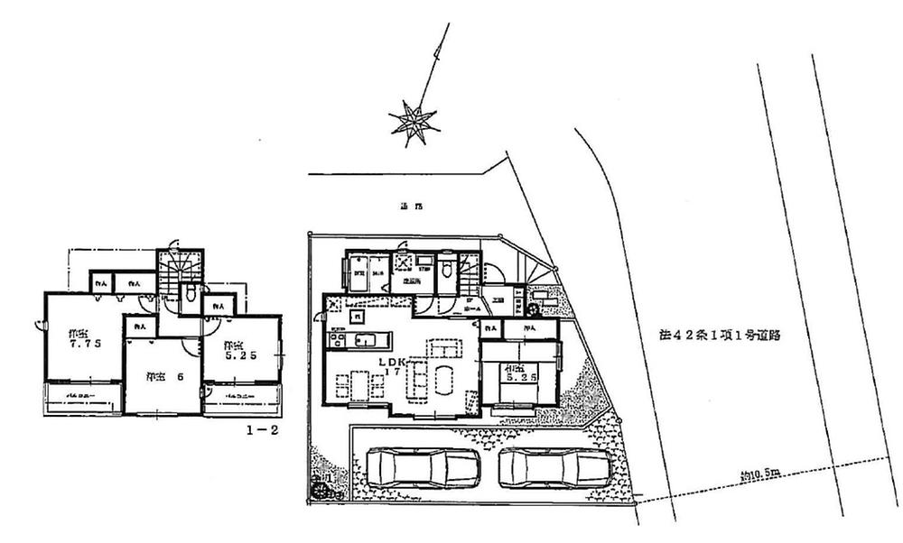Floor plan. 27,800,000 yen, 4LDK, Land area 127.26 sq m , Building area 97.91 sq m   ☆ Floor plan ☆