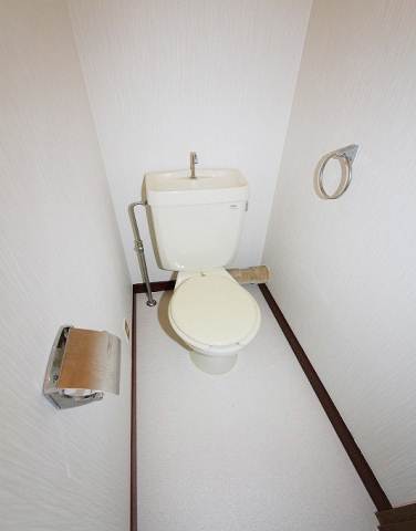 Toilet. It also has spacious toilet