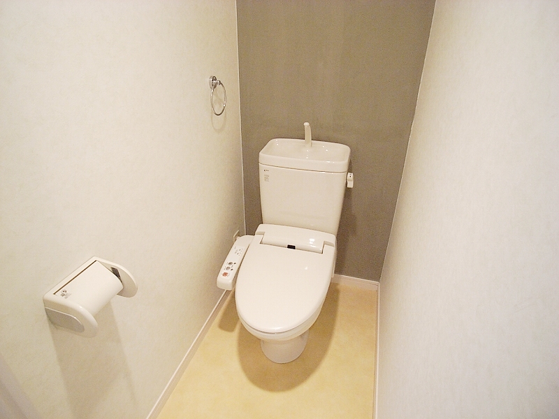 Toilet. Toilets are equipped with washlet