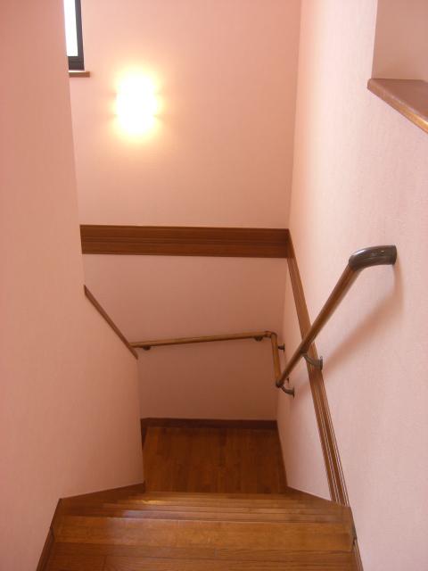 Other introspection. Staircase handrail with