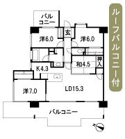 Floor: 4LDK, occupied area: 93.01 sq m, Price: 34.6 million yen