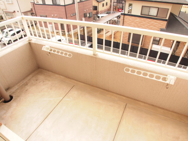 Balcony. Balcony with a spacious breadth.