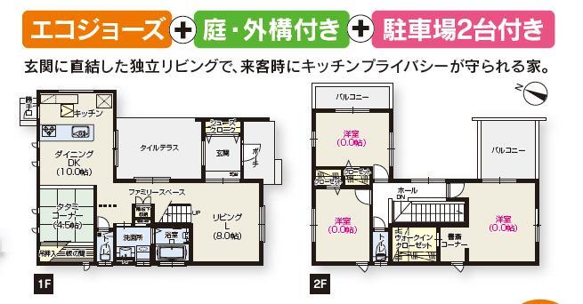 Floor plan. (No. 1 point), Price 29,800,000 yen, 4LDK, Land area 180.37 sq m , Building area 116.56 sq m