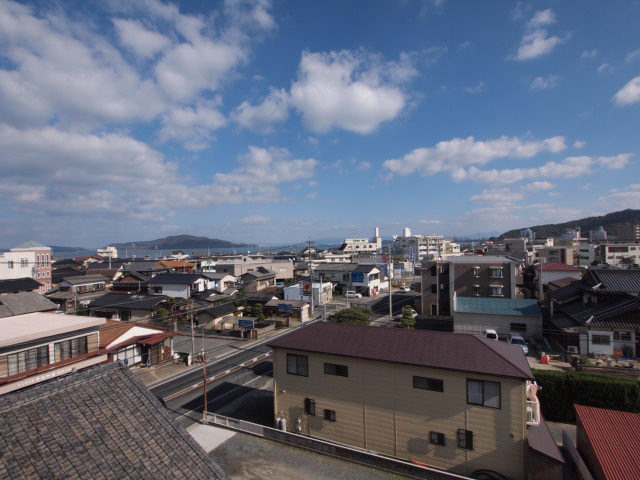 View. Is the view of Imajuku as seen from the balcony. 