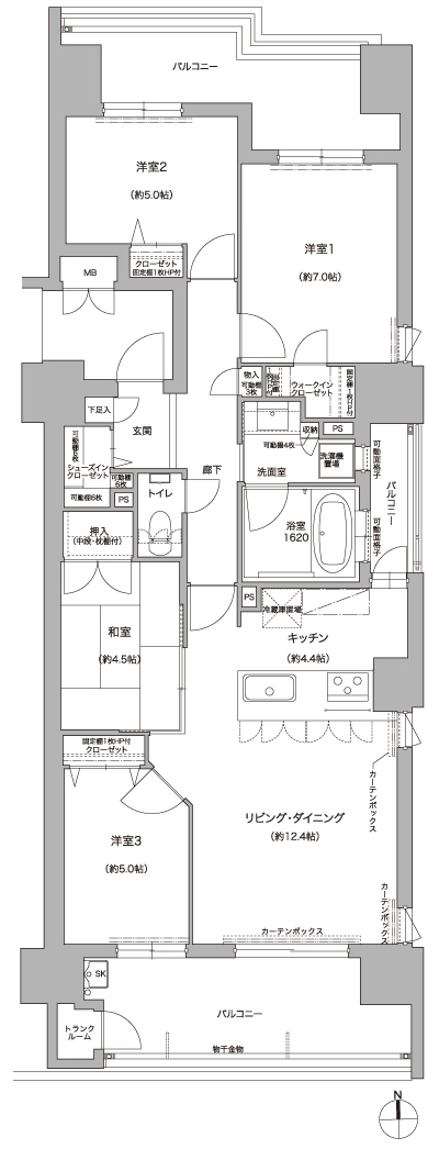 Floor: 4LDK, occupied area: 88.98 sq m, price: 38 million yen