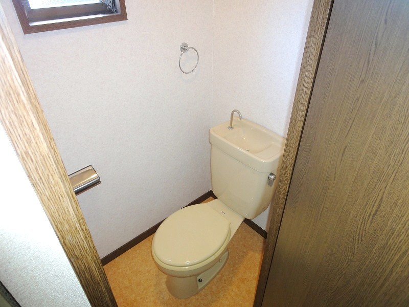 Toilet. Toilet with window