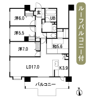 Floor: 4LDK + WCL, the occupied area: 97.93 sq m, Price: 43.5 million yen