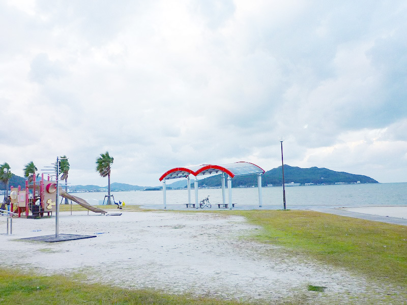 park. Nagashide Seaside Park until the (park) 557m