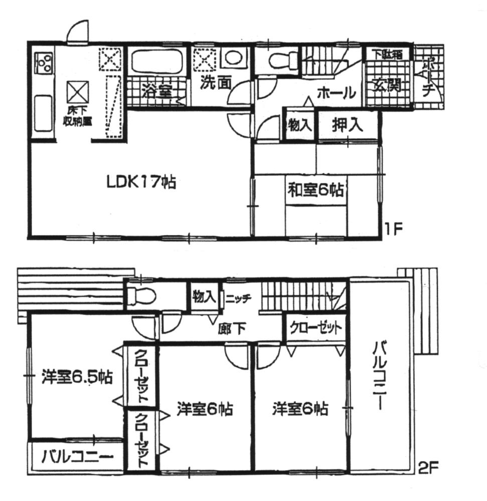 Floor plan. (No. 3 locations), Price 27,800,000 yen, 4LDK, Land area 164.3 sq m , Building area 98.82 sq m