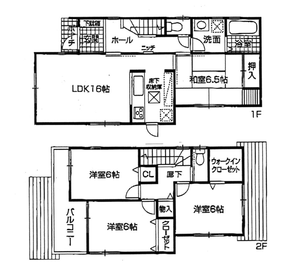 Floor plan. (No. 4 locations), Price 27,800,000 yen, 4LDK+S, Land area 162.2 sq m , Building area 98.01 sq m