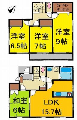 Floor plan. 27,980,000 yen, 4LDK, Land area 149.1 sq m , Building area 105.99 sq m