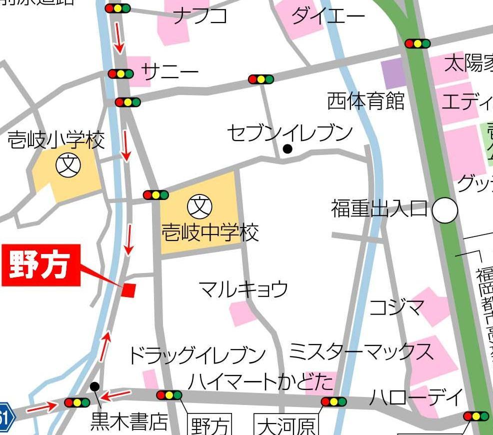 Local guide map. Car navigation system Search / Nishi-ku, Fukuoka Nogata 1-3-43