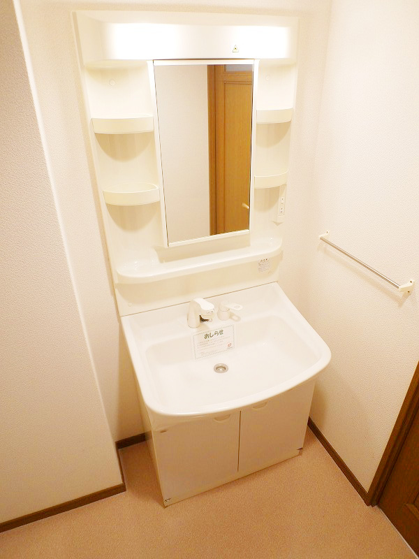 Washroom. With shampoo dresser