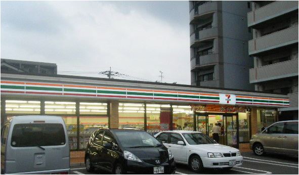 Convenience store. Seven-Eleven Fukuoka Akebono 2-chome up (convenience store) 37m