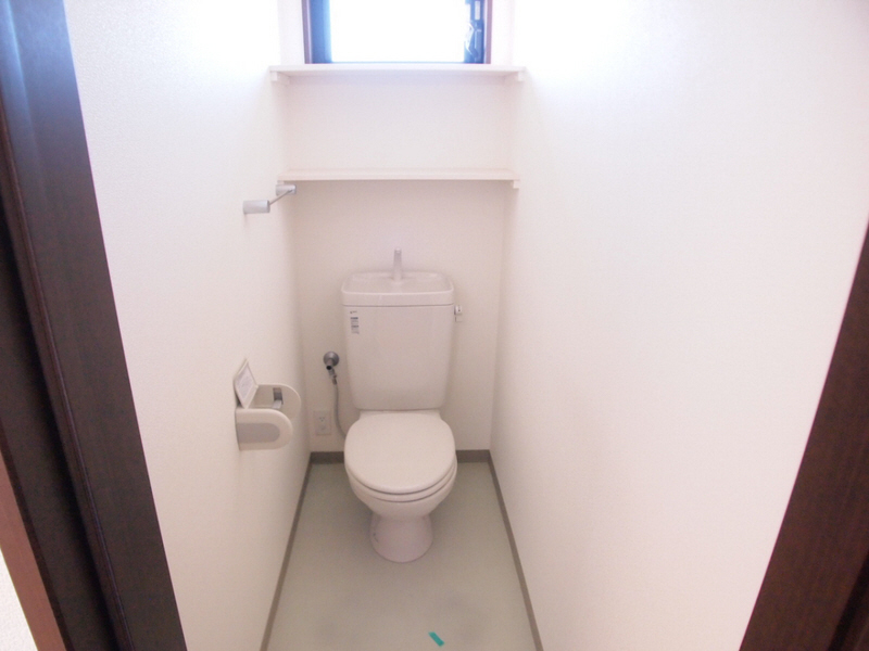 Toilet. It will be saved and there is a storeroom space