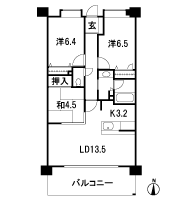 Floor: 3LDK, occupied area: 73.36 sq m, Price: 26,800,000 yen ・ 27.6 million yen