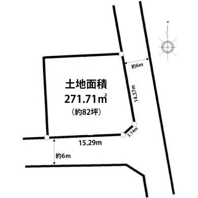 Compartment figure. Land price 41 million yen, Land area 271.71 sq m compartment view